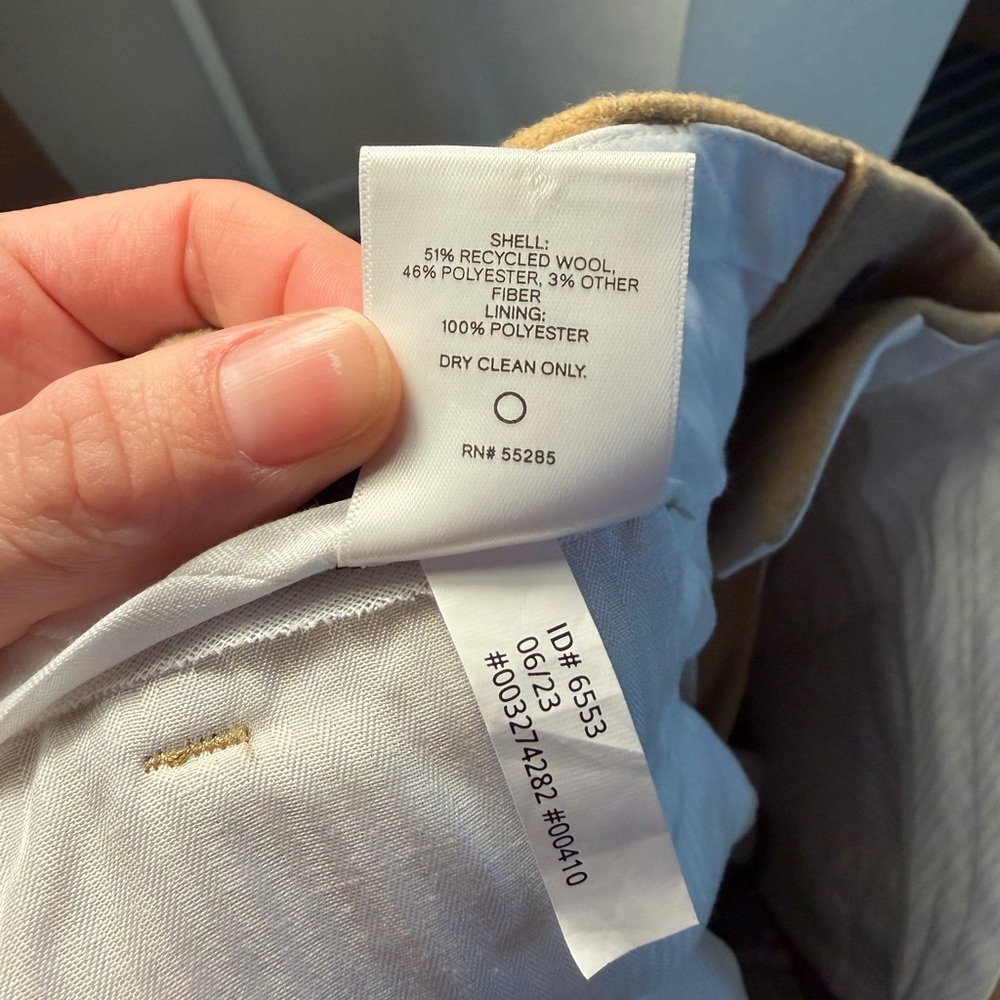 Express Men's Wool-Blend Trousers - Picture 6 of 6